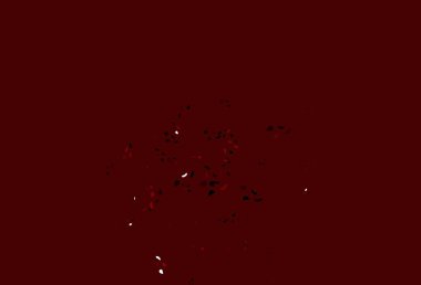 Soyut şekilli açık kırmızı vektör arkaplanı. Rastgele şekillerle soyut tarzda dekoratif tasarım. Duvar kağıtları için zarif tasarım.