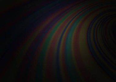 Koyu gümüş, gri vektör parlak bokeh deseni.