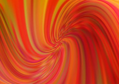 Eğri daireli Açık Turuncu vektör arkaplanı.