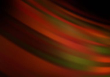 Eğri daireli koyu turuncu vektör deseni.