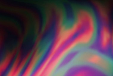 Eğri daireli koyu pembe vektör arka plan. Bulanık baloncuk şekilli bir örnek. Reklamınız, broşürleriniz, broşürleriniz için yeni bir doku..