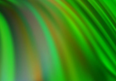 Lav şekilli açık yeşil vektör arkaplanı.