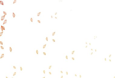 Açık sarı, turuncu vektör çizim kapağı. Yapraklarla modern tarzda yepyeni renkli bir tasvir. Cep telefonlarının arkaplan şablonu.