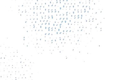 Cinsiyet unsurları olan açık mavi vektör deseni. Renkli cinsiyet sembollü soyut illüstrasyon. Randevu uygulamaları için akıllı tasarım.