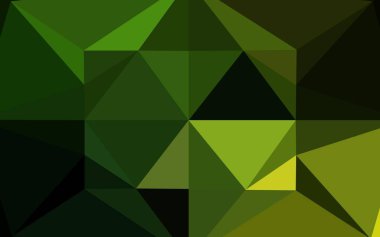 Açık Yeşil Vektör soyut mozaik arkaplan.