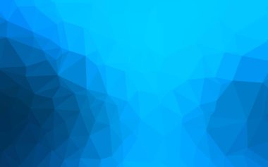 Açık BLUE vektör çokgen arkaplan.