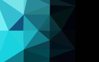 Hafif BLUE vektörü soyut çokgen düzeni.