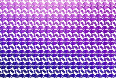 Bükülmüş kurdeleli açık mor vektör deseni. Eğilimli zarif, parlak bir çizim. Marka kitabı için zarif desen.