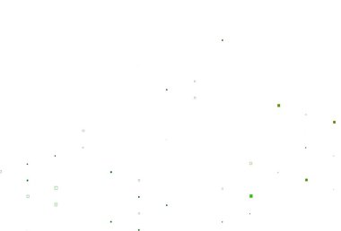 Açık yeşil, kare biçiminde sarı vektör şablonu. Dikdörtgenleri ve kareleri olan güzel bir çizim. Terfi için modern şablon.