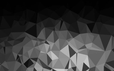 Koyu Gümüş, Gri vektör düşük poli düzeni.