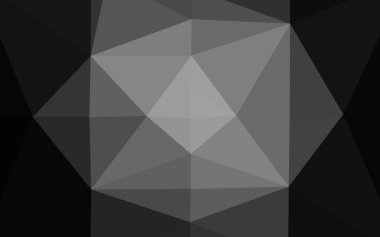 Koyu Gümüş, Gri vektör çokgen yerleşimi.