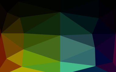 Koyu Çokrenkli, Gökkuşağı vektörü düşük poli düzeni.