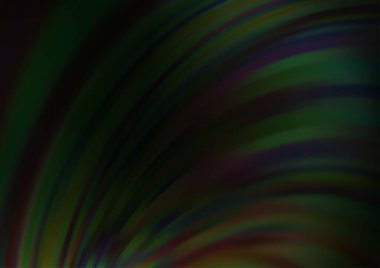 Lav şekilli koyu yeşil vektör şablonu.