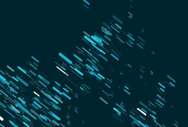 Uzun çizgileri olan açık mavi vektör arkaplanı. Sopalı modern geometrik soyut çizim. Reklamınız, posteriniz, afişiniz için en iyi tasarım.