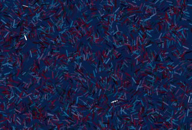 Koyu yeşil, düz çizgileri olan kırmızı vektör arkaplan. Sopalı modern geometrik soyut çizim. TV reklamları için arkaplan.