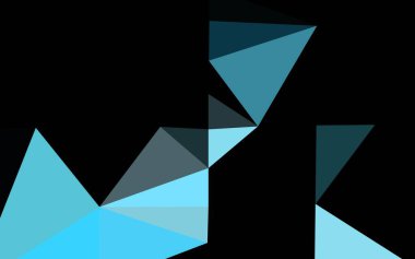 Açık BLUE vektör üçgen mozaik dokusu.