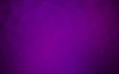 Koyu Mor vektör çokgen şablon.