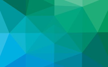 Açık Mavi, Yeşil vektör bulanık üçgen deseni.