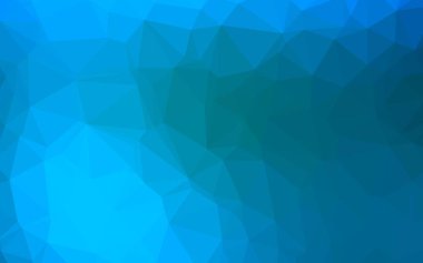 Hafif BLUE vektörü soyut çokgen kapağı.