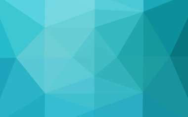 Hafif BLUE vektörü soyut çokgen kapağı.