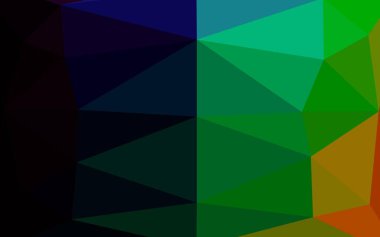 Koyu Çokrenkli, Gökkuşağı vektör üçgeni mozaik dokusu.