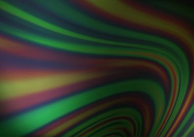 Kabarcık şekilli koyu yeşil vektör şablonu.