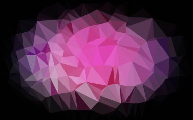 Açık Pembe, Mavi vektör soyut çokgen dokusu.