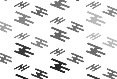 Light Silver, düz çizgileri olan gri vektör düzeni. Renkli çubuklarla gösterişli soyut çizimler. Reklamlar, posterler, afişler için desen.