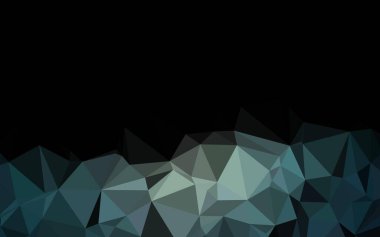 Koyu siyah vektör soyut mozaik desen.