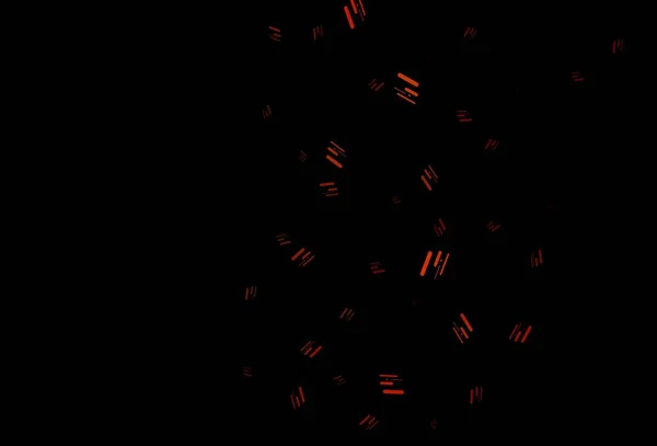 Темно Оранжевий Векторний Шаблон Повторюваними Паличками Декоративна Блискуча Ілюстрація Лініями — стоковий вектор