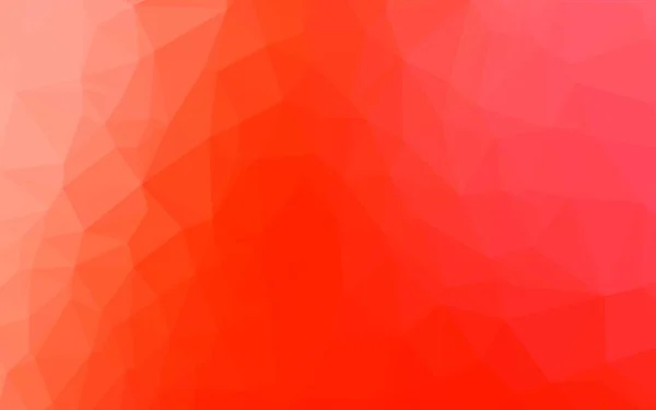 Luz Red Vector Triângulo Textura Mosaico —  Vetores de Stock