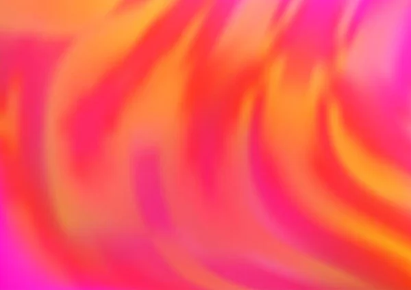 光ピンク 泡の形をした黄色のベクトルの背景 — ストックベクタ
