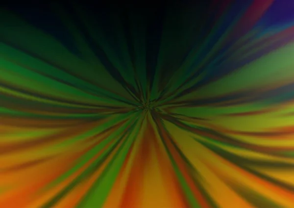 Multicolore Scuro Vettore Arcobaleno Sfocato Sfondo Colorato — Vettoriale Stock