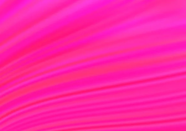 Светло Розовый Векторный Фон Изогнутыми Кругами — стоковый вектор