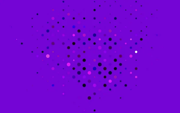 Rose Clair Motif Vectoriel Bleu Avec Sphères — Image vectorielle
