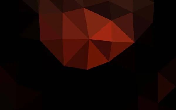 Vetor Vermelho Escuro Padrão Mosaico Abstrato — Vetor de Stock