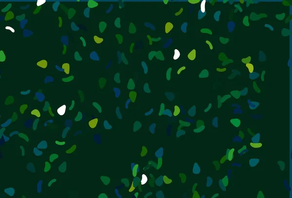 Texture Vectorielle Bleu Clair Verte Avec Des Formes Aléatoires Formes — Image vectorielle