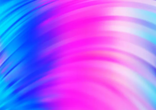 Ανοιχτό Ροζ Μπλε Διανυσματικό Φόντο Καμπυλωτούς Κύκλους — Διανυσματικό Αρχείο