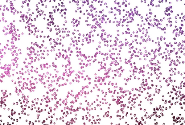 Ανοιχτό Ροζ Διανυσματικό Πρότυπο Κύκλους Σύγχρονη Αφηρημένη Εικόνα Πολύχρωμες Σταγόνες — Διανυσματικό Αρχείο