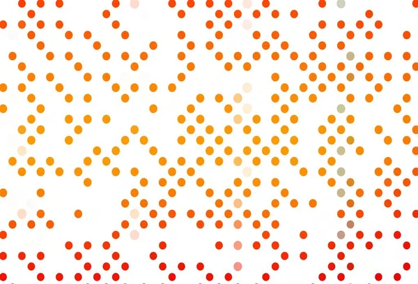 Diseño Vectorial Naranja Claro Con Formas Círculo Diseño Decorativo Borroso — Vector de stock