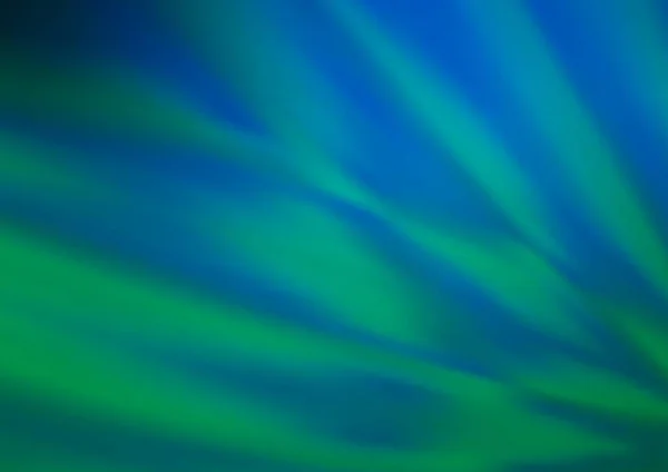 浅蓝色 绿色矢量模糊发光抽象模板 — 图库矢量图片
