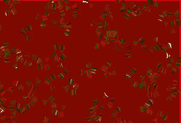 Jasnozielony Czerwony Wektor Tekstury Stylu Poli Kółkami Kostki Abstrakcyjna Gradientowa — Wektor stockowy
