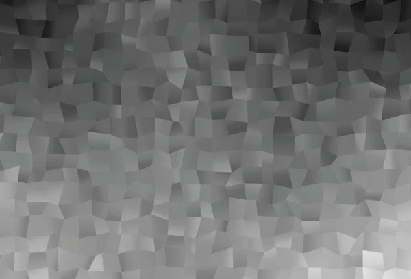 Ljussilver Grå Vektor Abstrakt Mosaikmönster Geometrisk Illustration Origami Stil Med — Stock vektor
