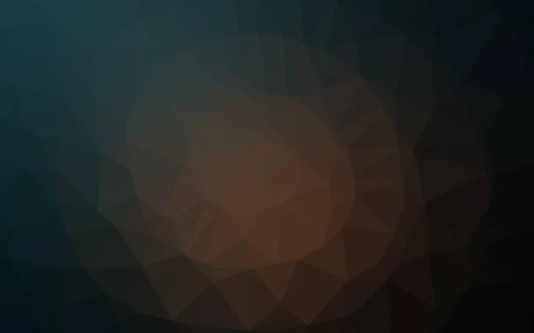 Dunkelschwarzer Vektor Polygon Abstrakter Hintergrund — Stockvektor