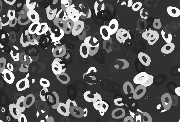 Açık gümüş, diskli gri vektör dokusu. Renkli su damlaları olan modern soyut çizimler. Reklamlar, broşürler için desen.