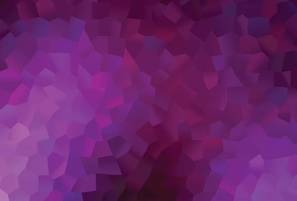 带有六边形的深紫色矢量背景 摘要用彩色六边形作摘要说明 你的广告模式 小册子 — 图库矢量图片