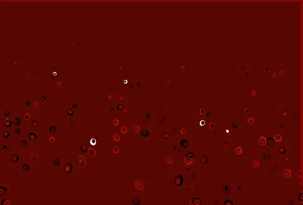 Світло Червоний Векторний Шаблон Колами Розмиті Бульбашки Абстрактному Тлі Барвистим — стоковий вектор