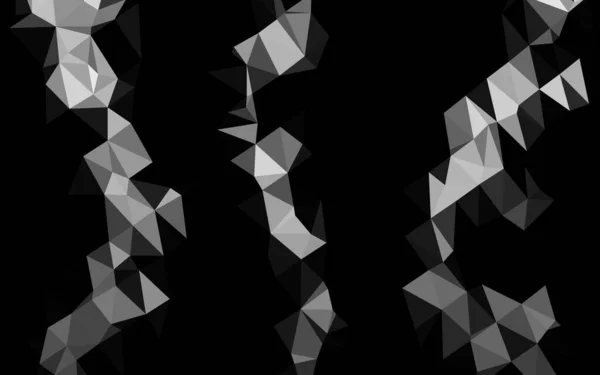 Светлое Серебро Серый Векторный Многоугольник Абстрактный Фон — стоковый вектор