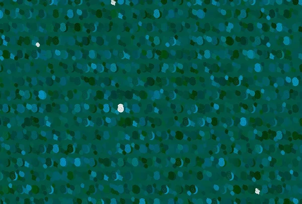 Светло Голубой Зеленый Векторный Фон Лампочками Современная Абстрактная Градиентная Иллюстрация — стоковый вектор