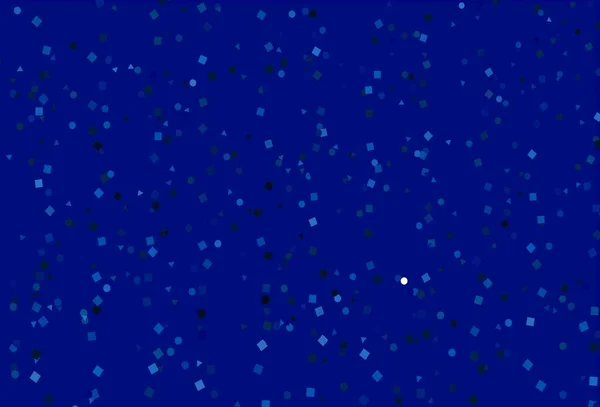 Layout Vettoriale Azzurro Chiaro Con Cerchi Linee Rettangoli Illustrazione Astratta — Vettoriale Stock